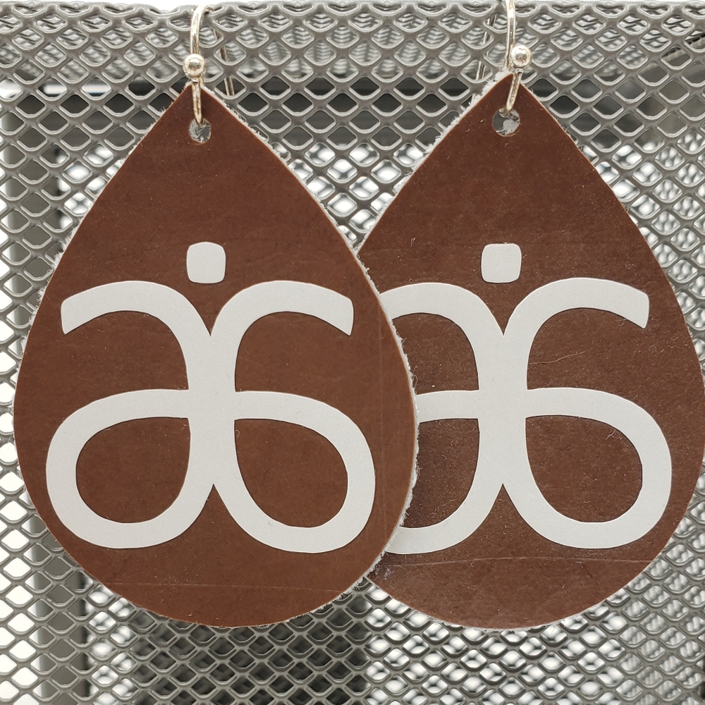Faux leather Arbonne Earrings